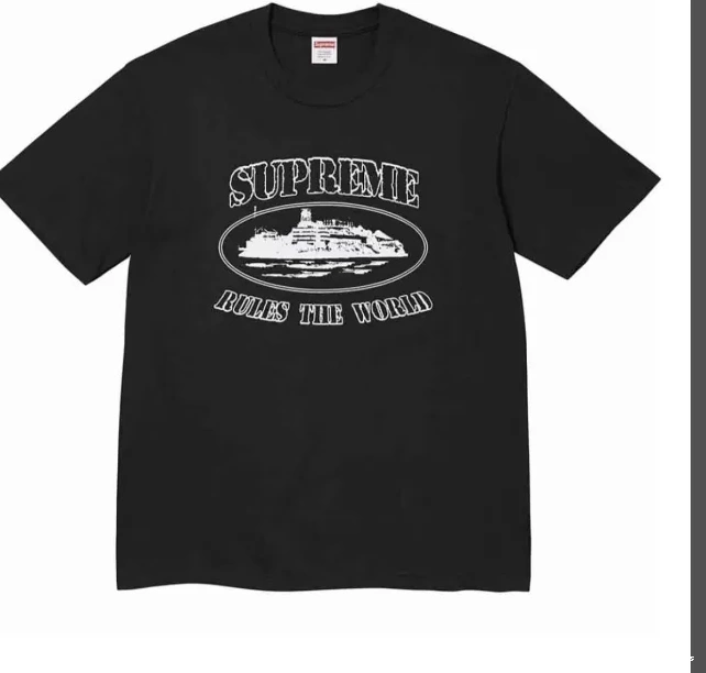 THE TEE Black TEE WORLD FW23 Sleeve S Short CORTEIZ RULE M L XL Devil's Printed Island 0824